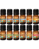 Essential Oils Set - Organic Aromatherapy Set